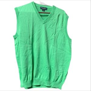 3. Brooks Brothers Green Sweater Vest Size Large